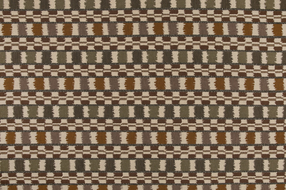 Lapaz Tobacco fabric by Christopher Farr Cloth