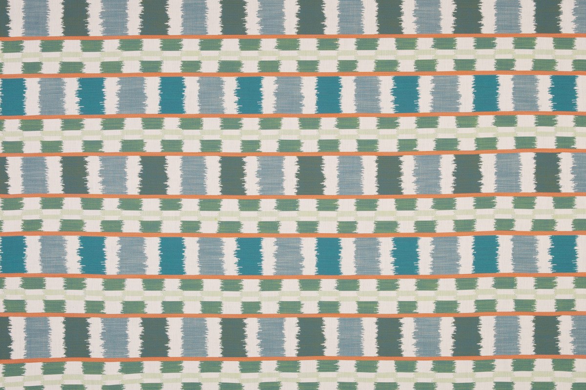 Lapaz Turchese Fabric by Christopher Farr Cloth