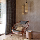 Latitude Driftweood Rhythm Fabric by Mark Alexander