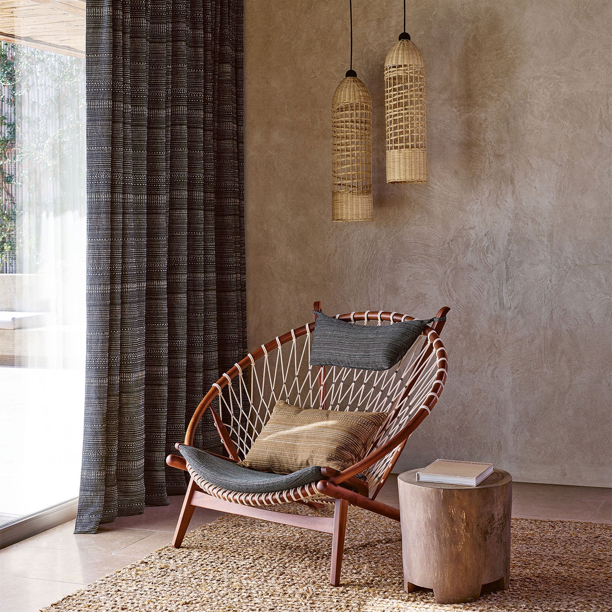 Latitude Driftweood Rhythm Fabric by Mark Alexander
