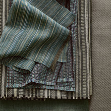 Latitude Peacock Rhythm Fabric by Mark Alexander