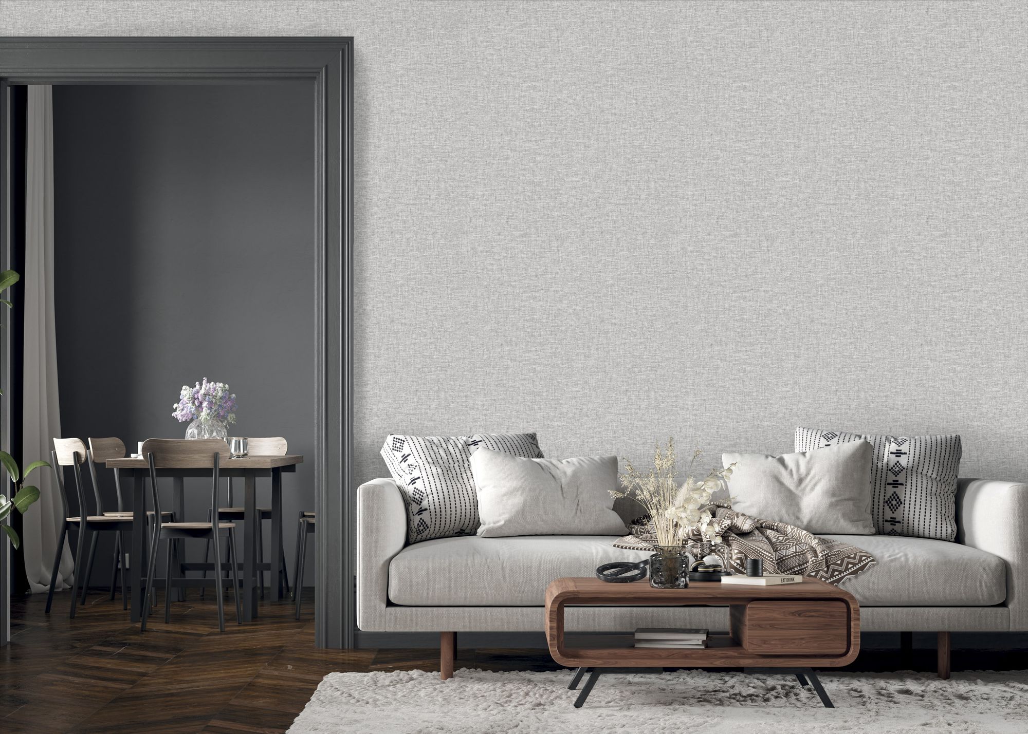 GE02423 Lavaux Steel Wallpaper by Sketch Twenty 3