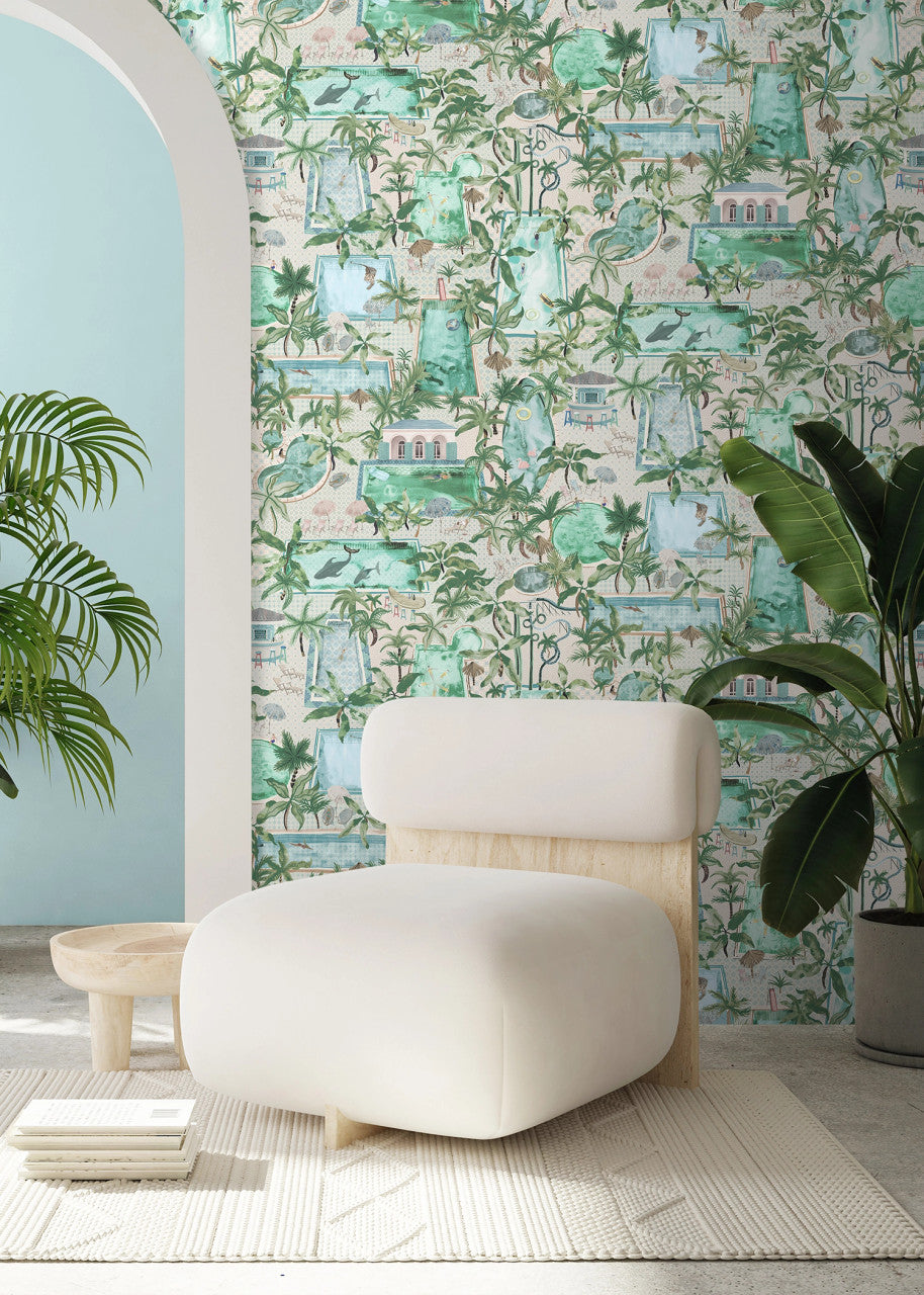 BMPP004/06B Lido Wallpaper by Brand McKenzie