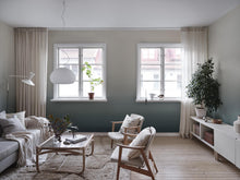 S10709 Light Blue Skymning Familjen Mural by Sandberg