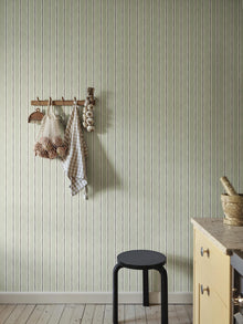 S10760 Light Green Albin Familjen Mural by Sandberg