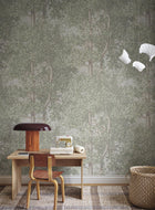 S10712 Light Green Charles Familjen Mural by Sandberg