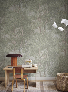 S10712 Light Green Charles Familjen Mural by Sandberg