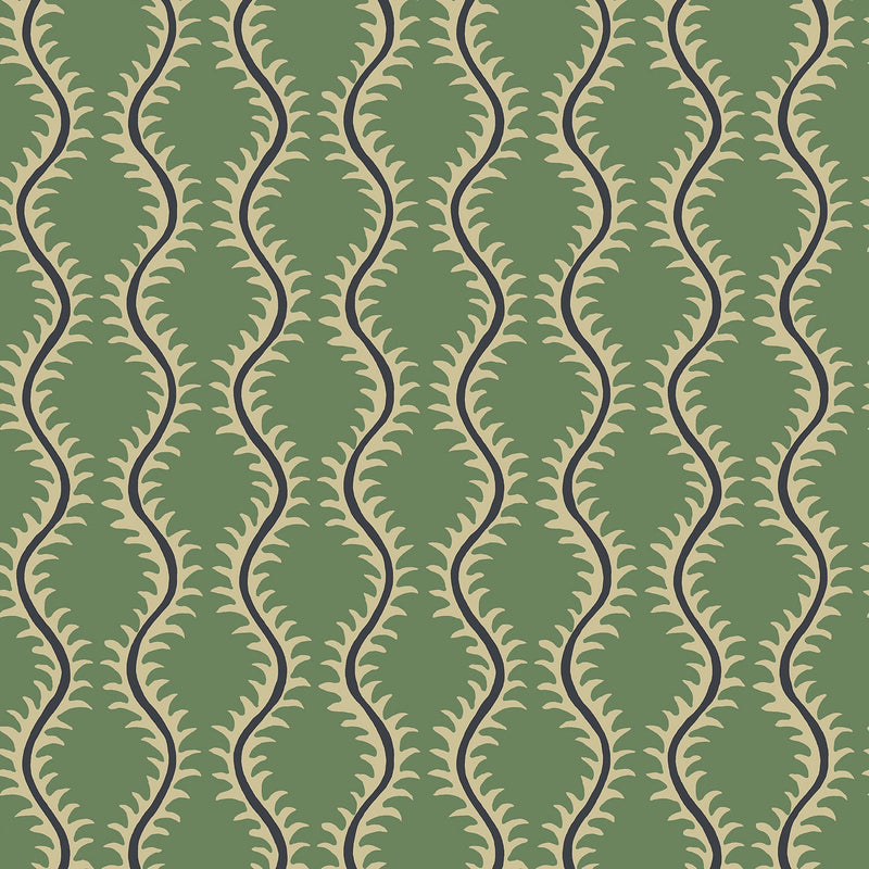LW096/001 Helter Skelter Sage Wallpaper by Linwood