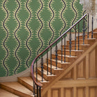 LW096/001 Helter Skelter Sage Wallpaper by Linwood