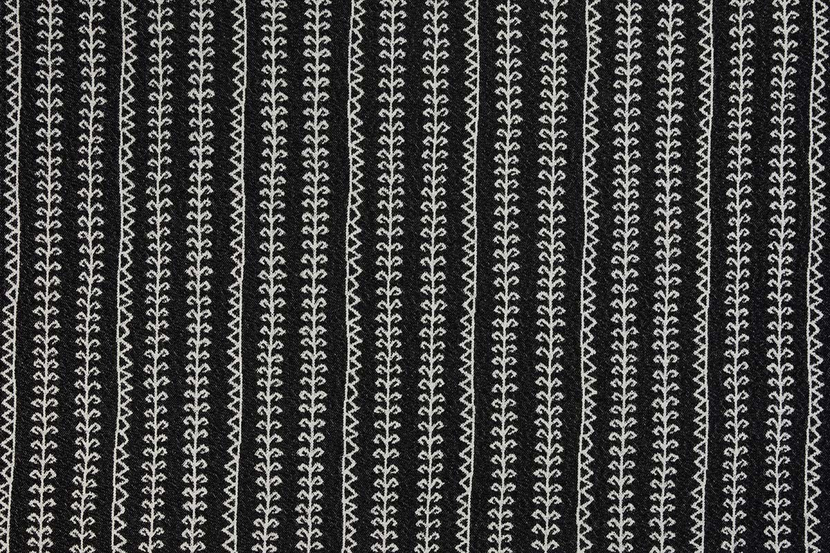 Little Weed Charcoal fabric by Christopher Farr Cloth