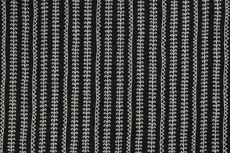 Little Weed Charcoal fabric by Christopher Farr Cloth