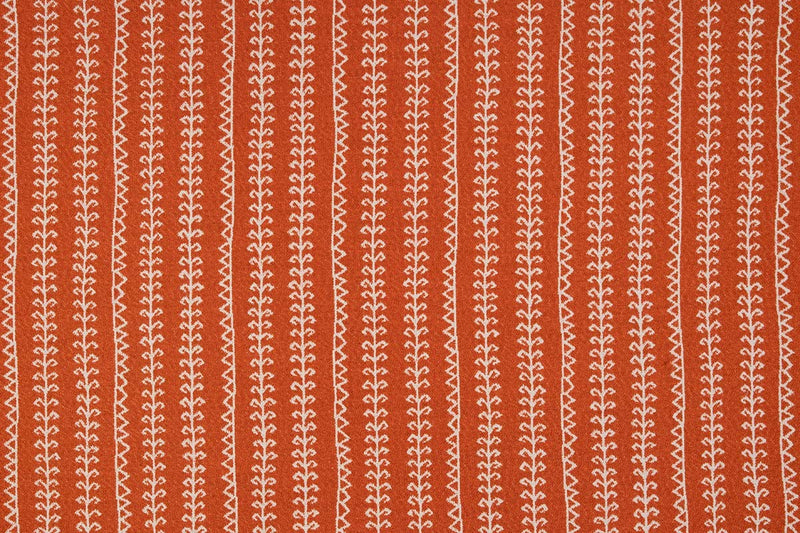 Little Weed Orange fabric by Christopher Farr Cloth
