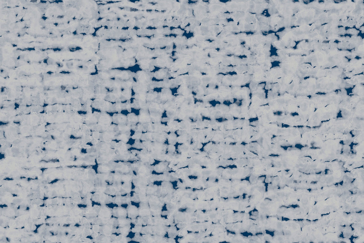 Loose Weave Vinyl Cobalt Wallpaper by Christopher Farr Cloth