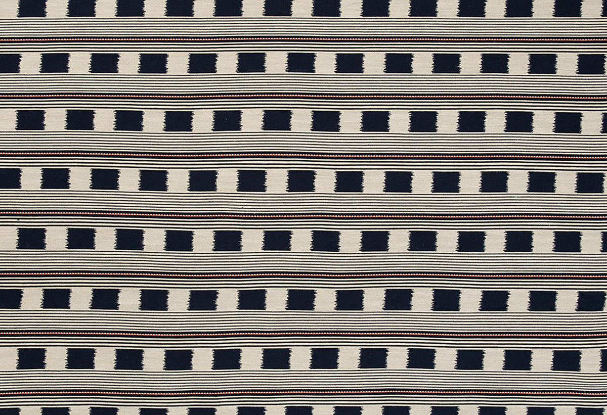 Lost and Found Indigo fabric by Christopher Farr Cloth