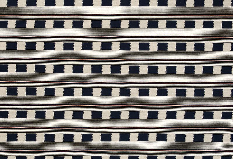 Lost and Found Indigo fabric by Christopher Farr Cloth