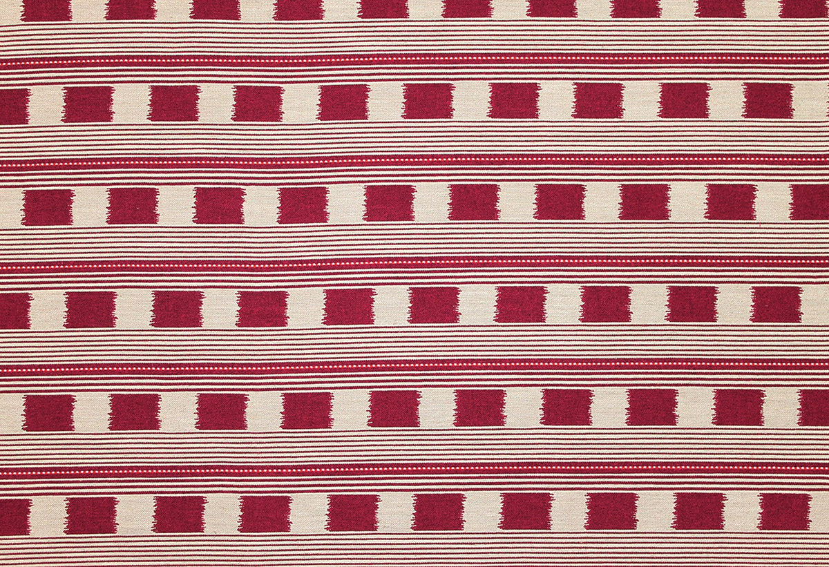 Lost and Found Ruby fabric by Christopher Farr Cloth