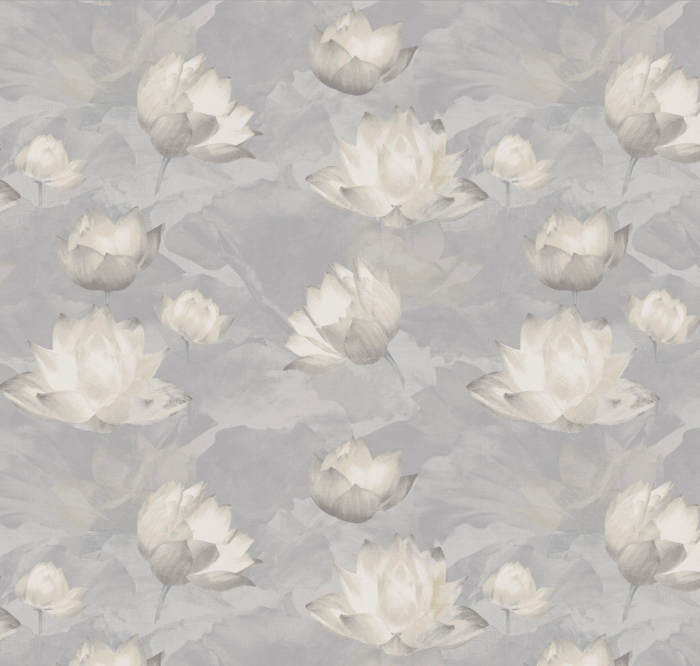 SA01908 Lotus Silver Lining Santorini Wallpaper By Sketch Twenty 3