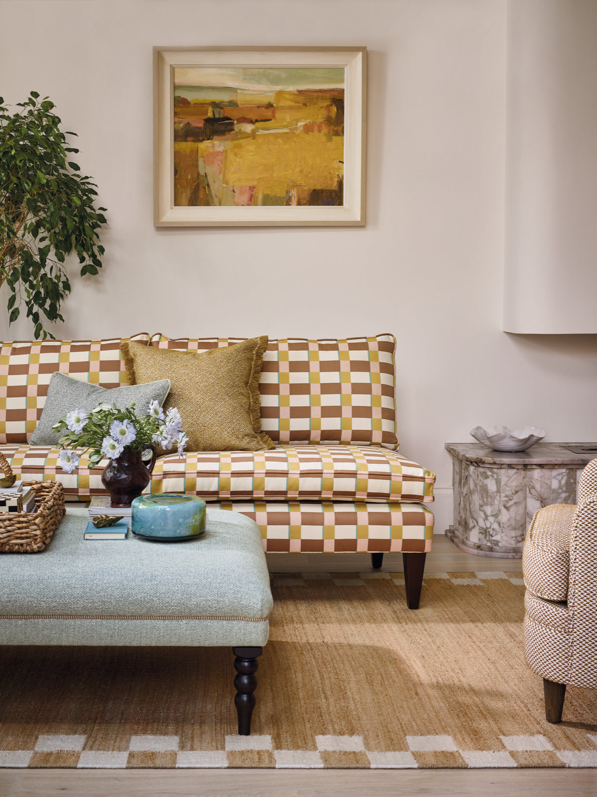 Lowen Moonstone Fabric by Romo
