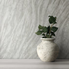 M1860 Ember Abstract Fur Grey Metallic Wallpaper by Crown