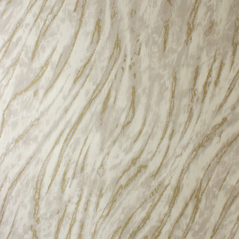 M1861 Ember Abstract Fur Natural Metallic Wallpaper By Crown