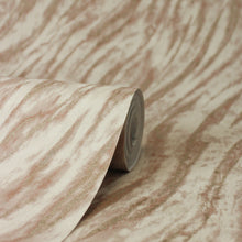 M1862 Ember Abstract Fur Russet Metallic Wallpaper by Crown