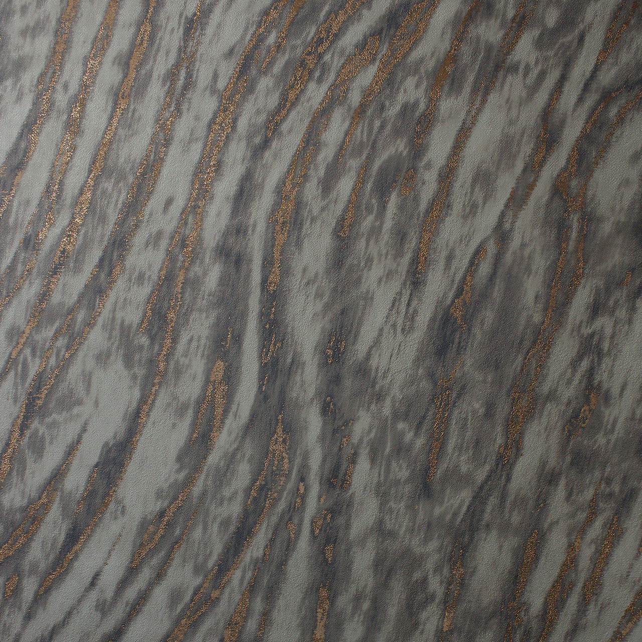 M1863 Ember Abstract Fur Smoke Metallic Wallpaper By Crown