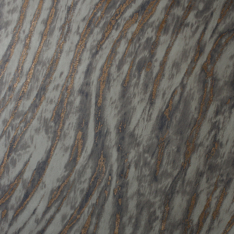 M1863 Ember Abstract Fur Smoke Metallic Wallpaper By Crown