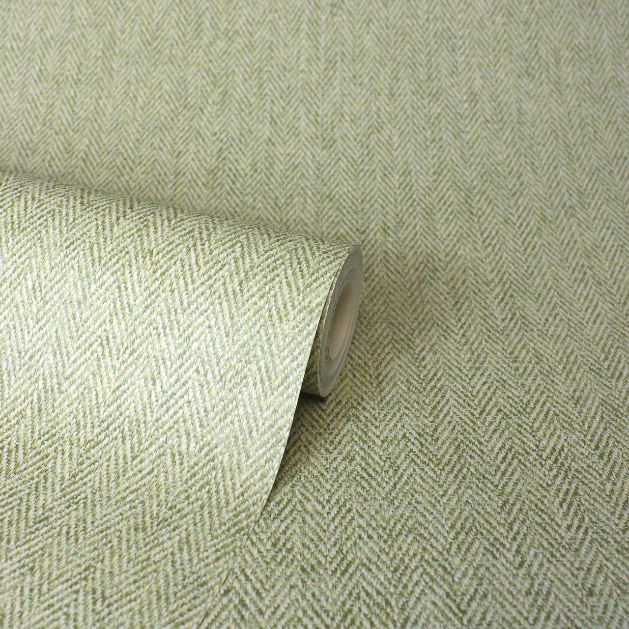 M1867 Harris Texture Green Wallpaper By Crown