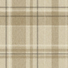 M1868 Harris Check Natural Wallpaper by Crown