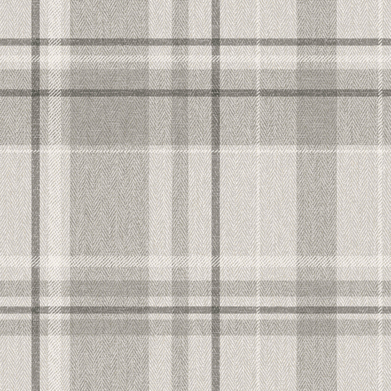 M1871 Harris Check Soft Grey Wallpaper by Crown