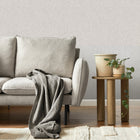 M1873 Harris Texture Soft Grey Wallpaper by Crown