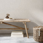 M1873 Harris Texture Soft Grey Wallpaper by Crown