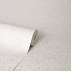 M1873 Harris Texture Soft Grey Wallpaper by Crown