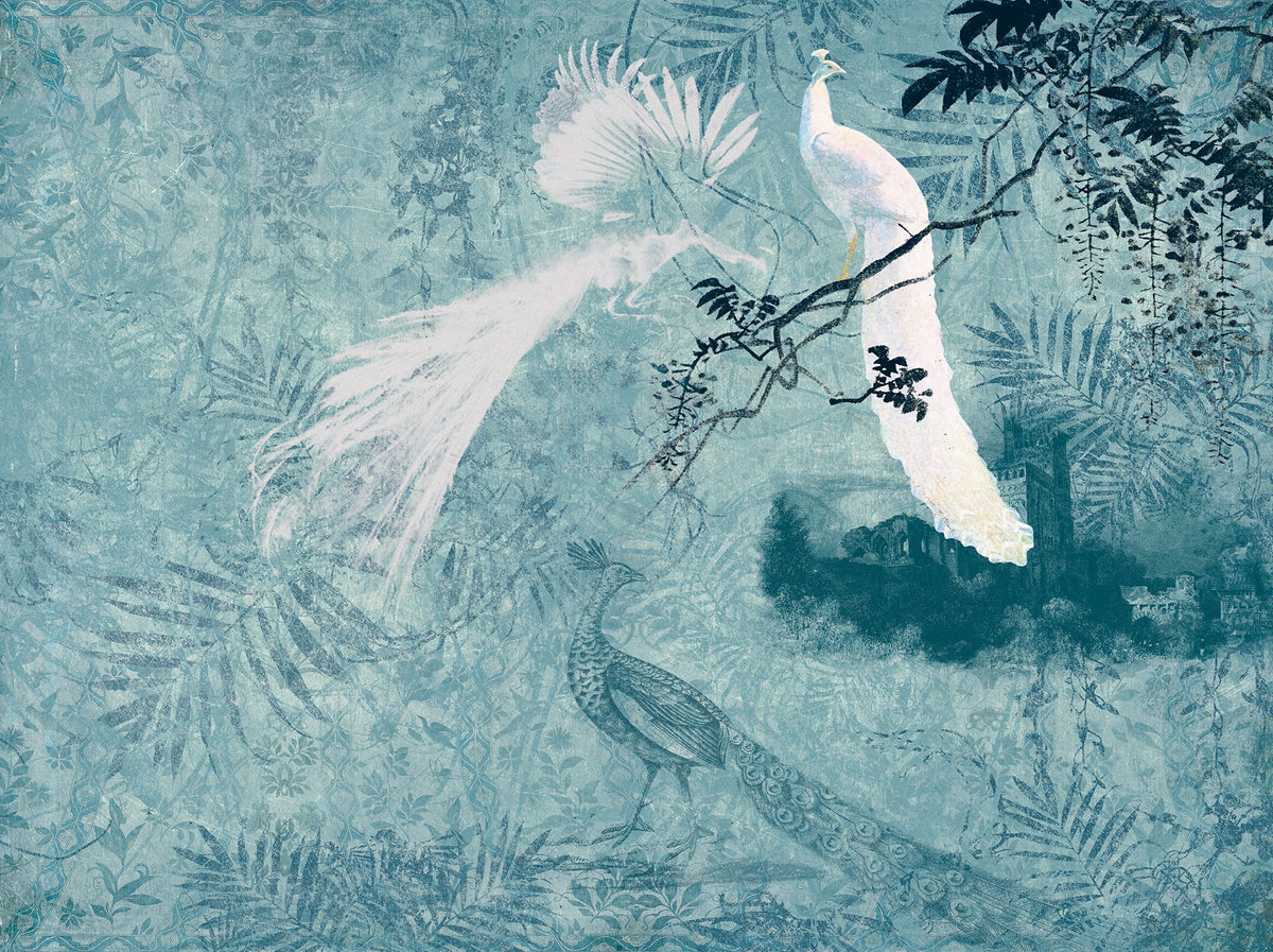 M2210-1 Taraz Teal Mural by Tres Tintas (368x275cm)