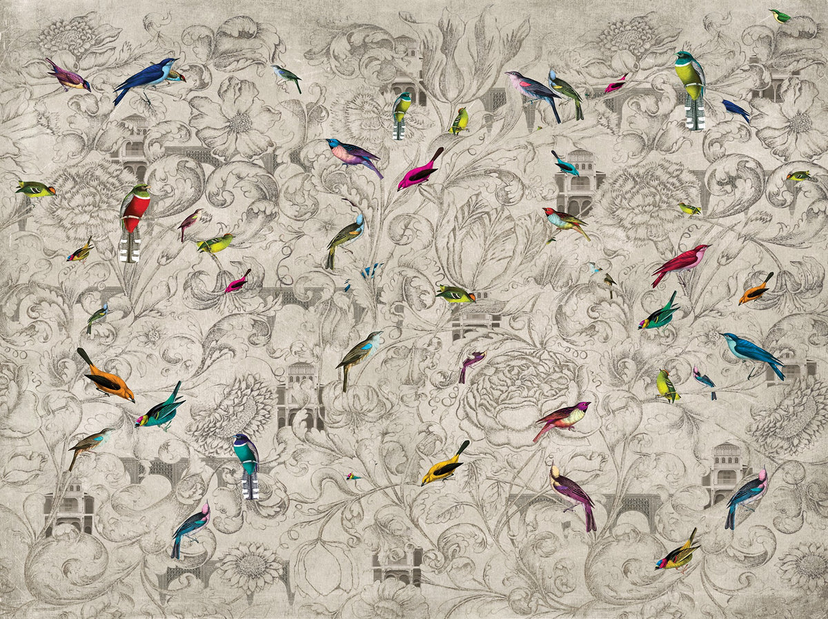 M2214-1 Kathmandu Multicoloured Mural by Tres Tintas (368x275cm)