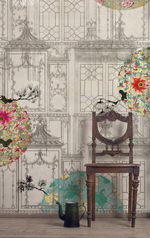 M2215-1 Damasco Multicoloured Mural by Tres Tintas (368x275cm)
