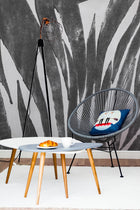 M2503-2 Poseidonia Black & White Méditerranéen Mural by Tres Tintas (350x270cm)