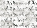 Equinae (M3003-1) Pentimento Mural by Tres Tintas