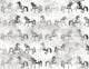 Equinae (M3003-1) Pentimento Mural by Tres Tintas