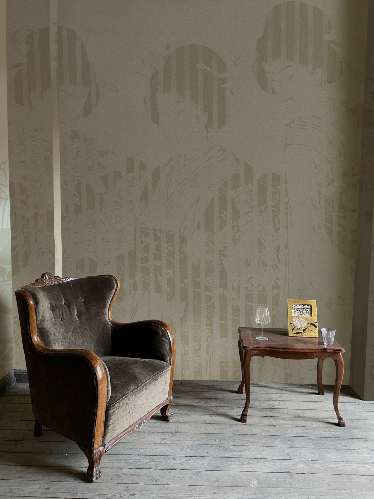 M3004-2 San (M3004-2) Pentimento Mural by Tres Tintas