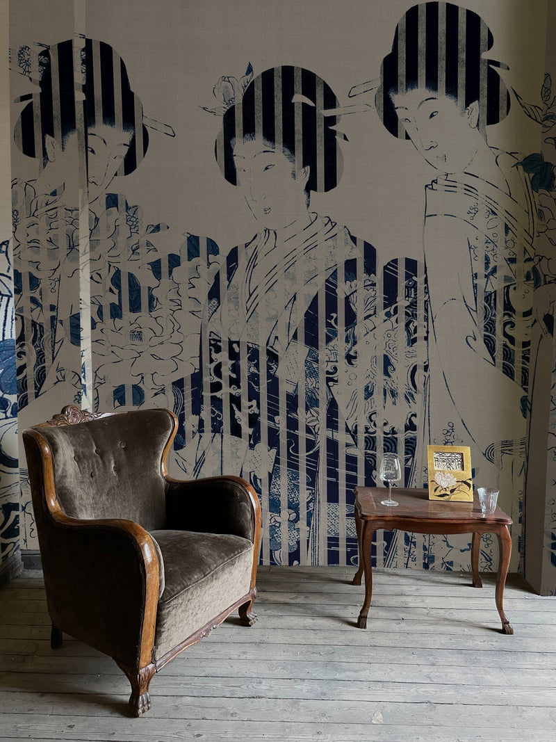 M3004-3 San (M3004-3) Pentimento Mural by Tres Tintas