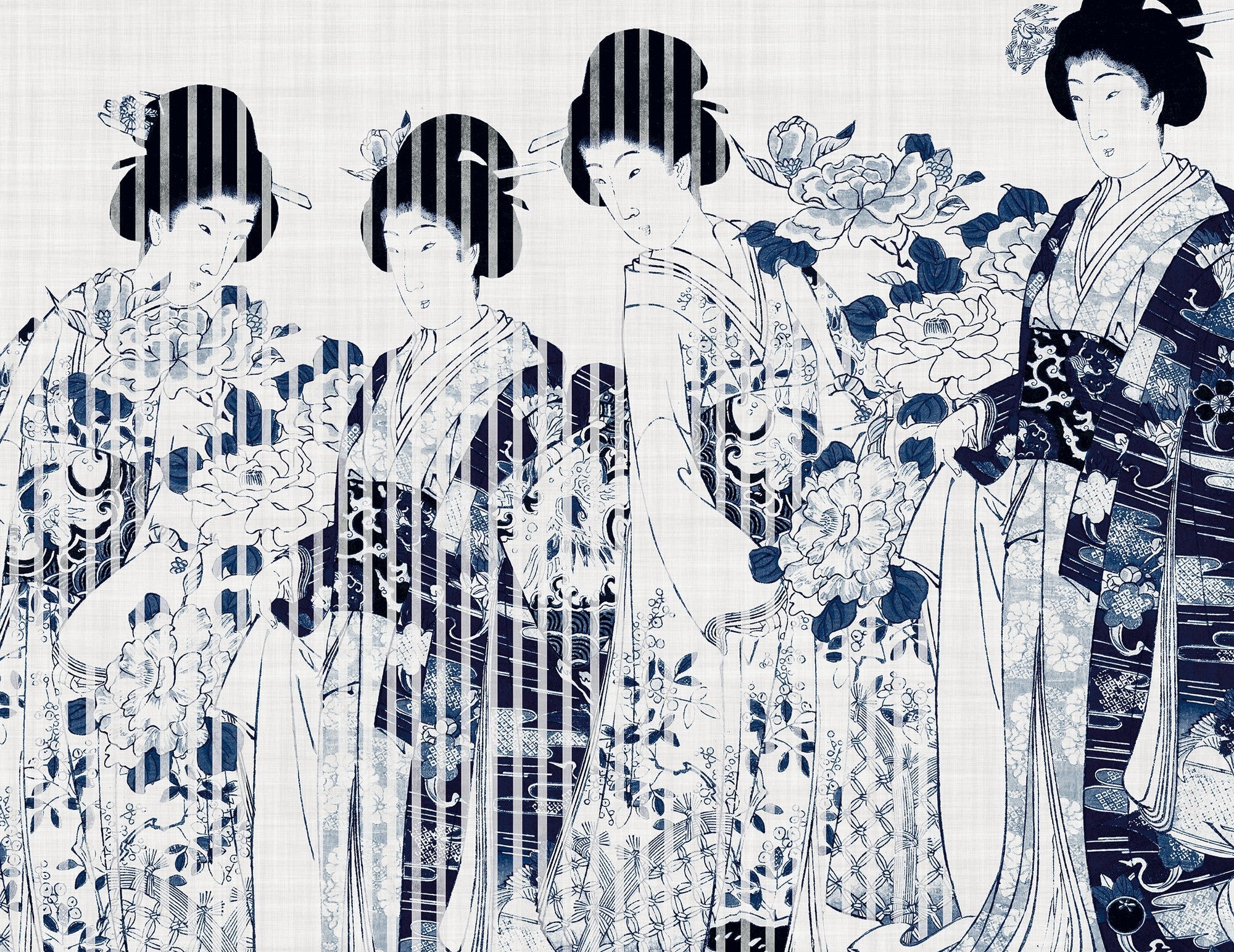 M3004-3 San (M 3004-3) Pentimento Mural by Tres Tintas