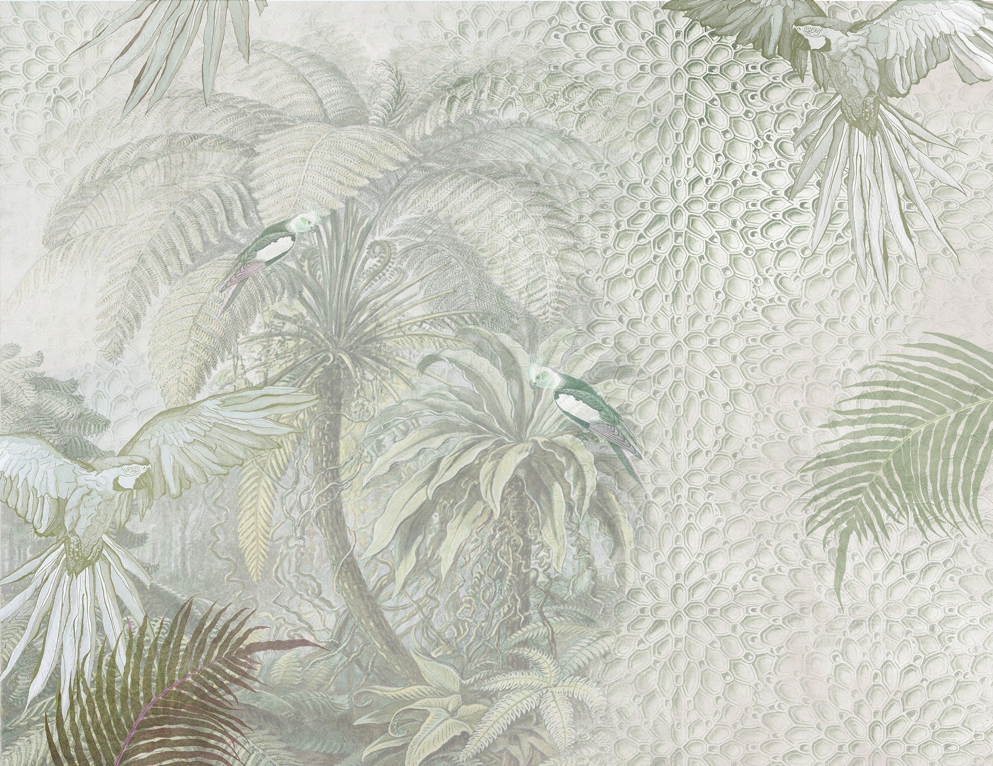 M3025-3 Arara (M 3025-3) Pentimento Mural by Tres Tintas