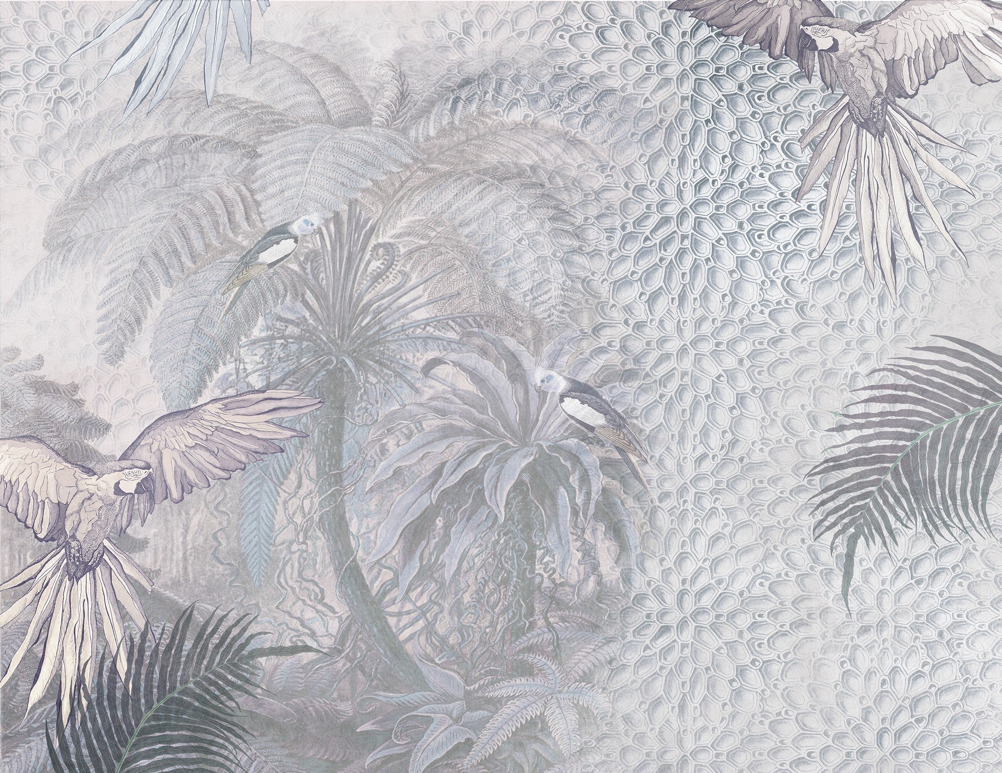 M3025-4 Arara (M 3025-4) Pentimento Mural by Tres Tintas