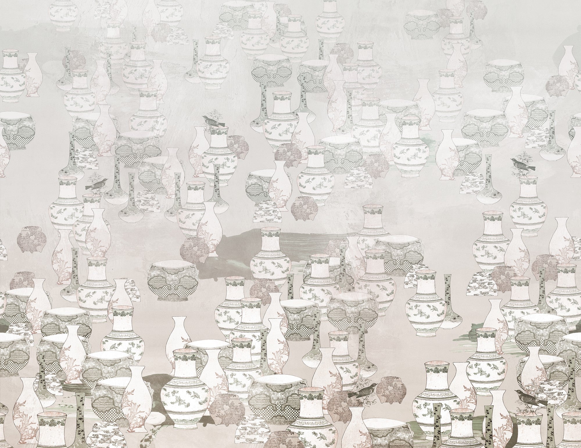 M3030-1 Amphora (M 3030-1) Pentimento Mural by Tres Tintas
