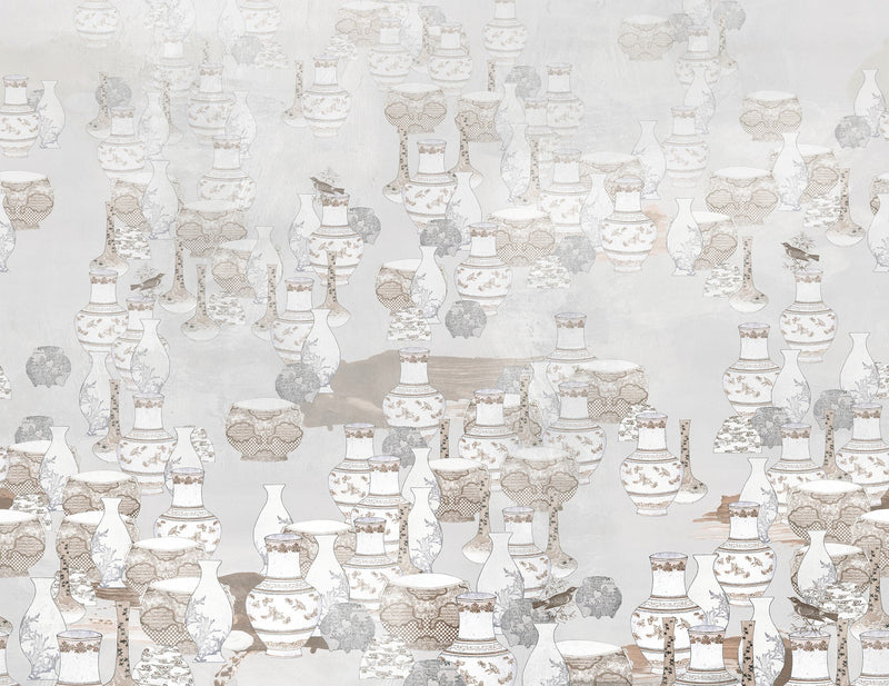 M3030-2 Amphora (M3030-2) Pentimento Mural by Tres Tintas