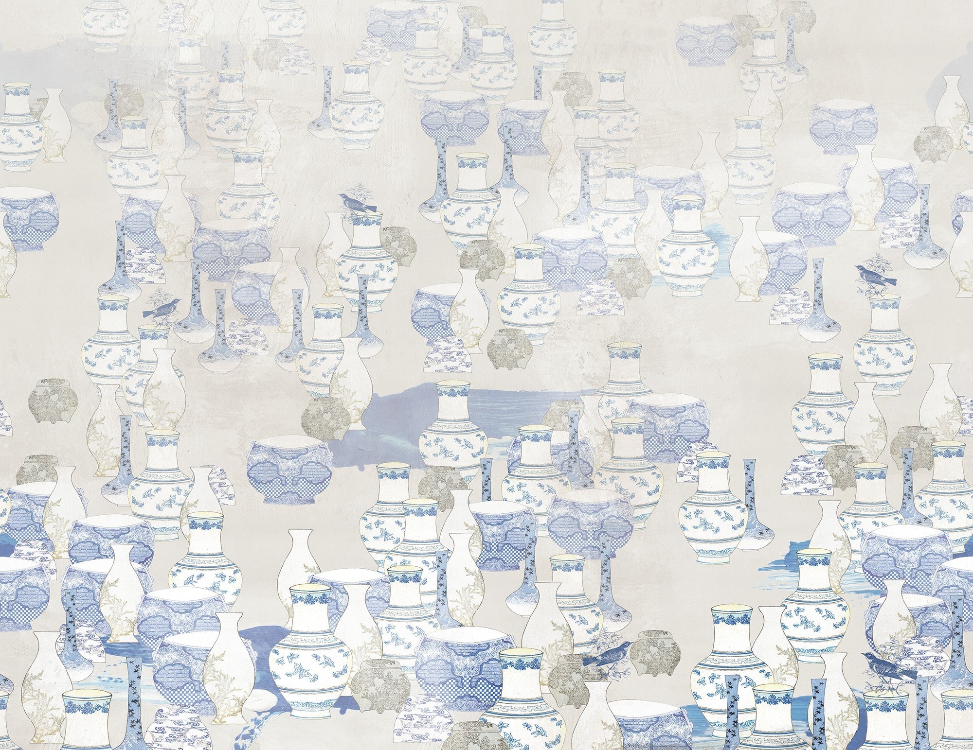 M3030-3 Amphora (M 3030-3) Pentimento Mural by Tres Tintas