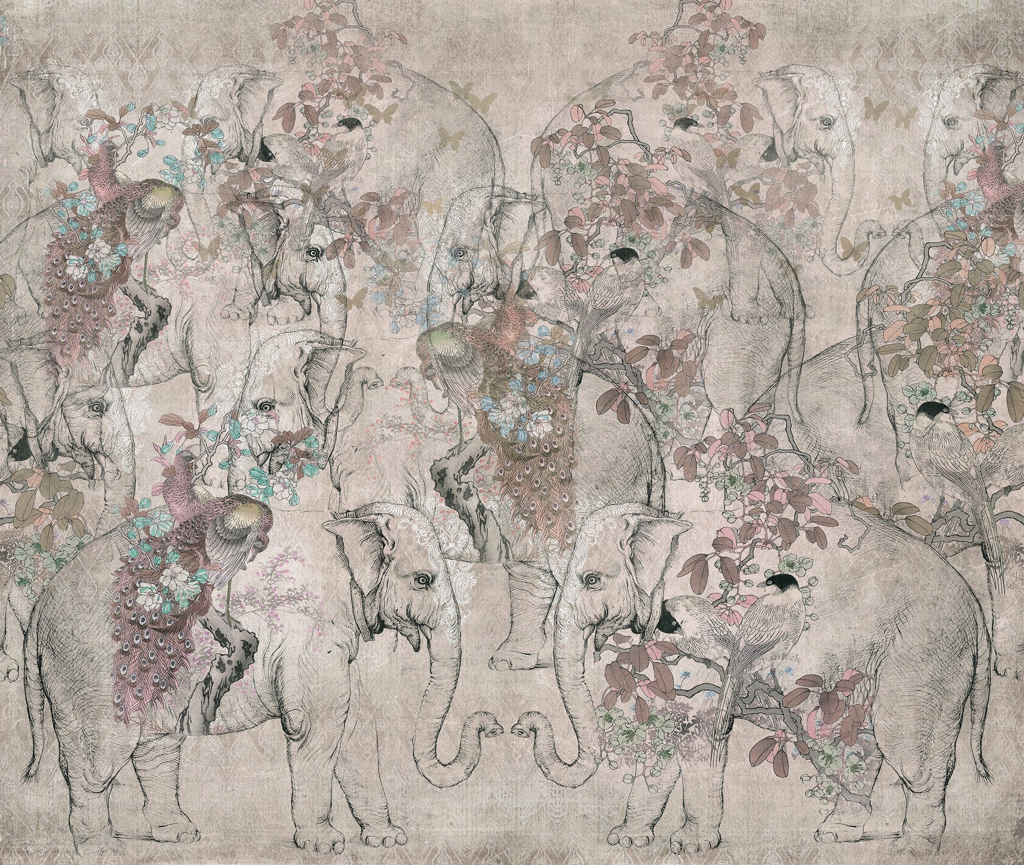 M3036-1 Cochin (M 3036-1) Pentimento Mural by Tres Tintas