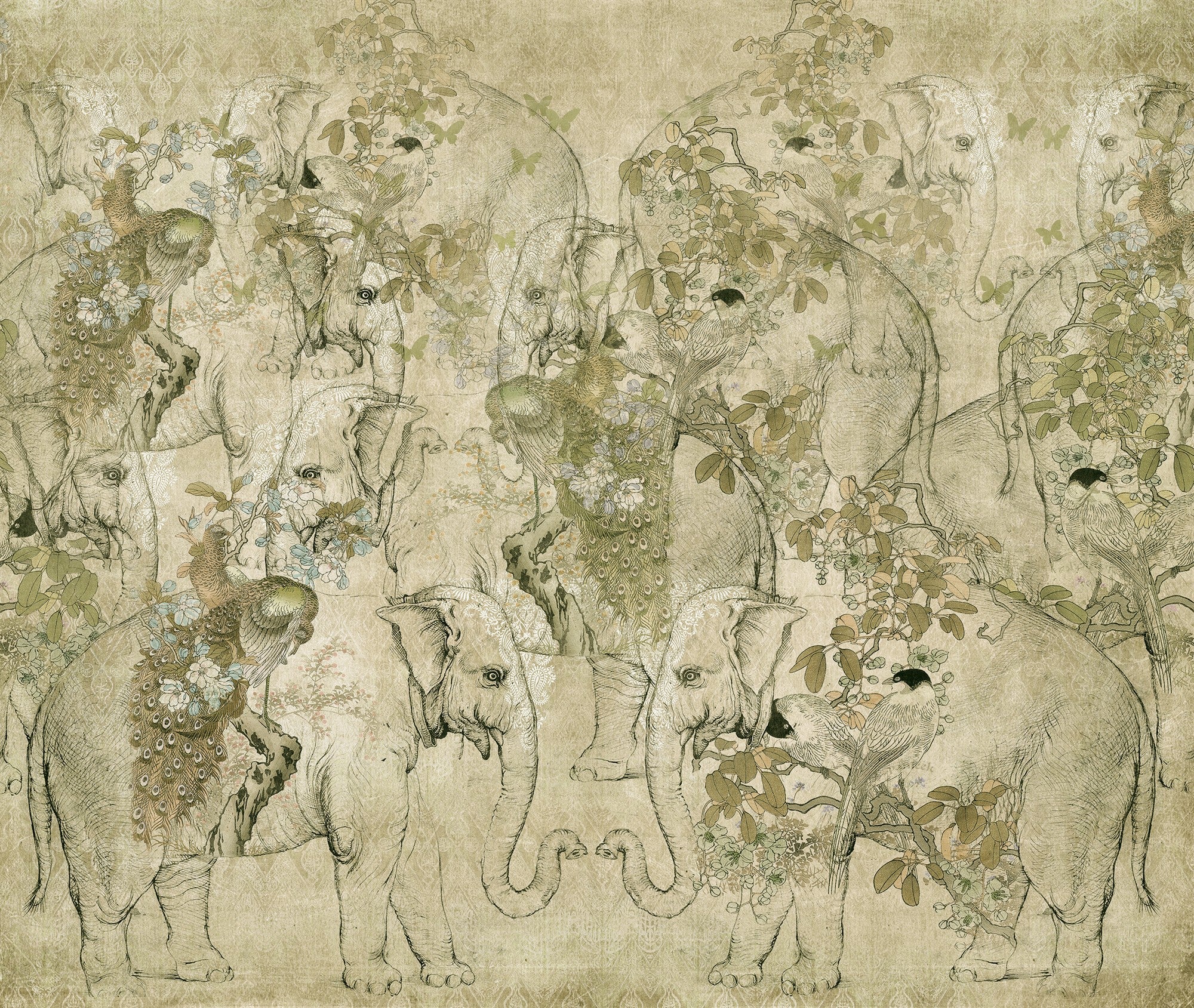 M3036-2 Cochin (M 3036-2) Pentimento Mural by Tres Tintas