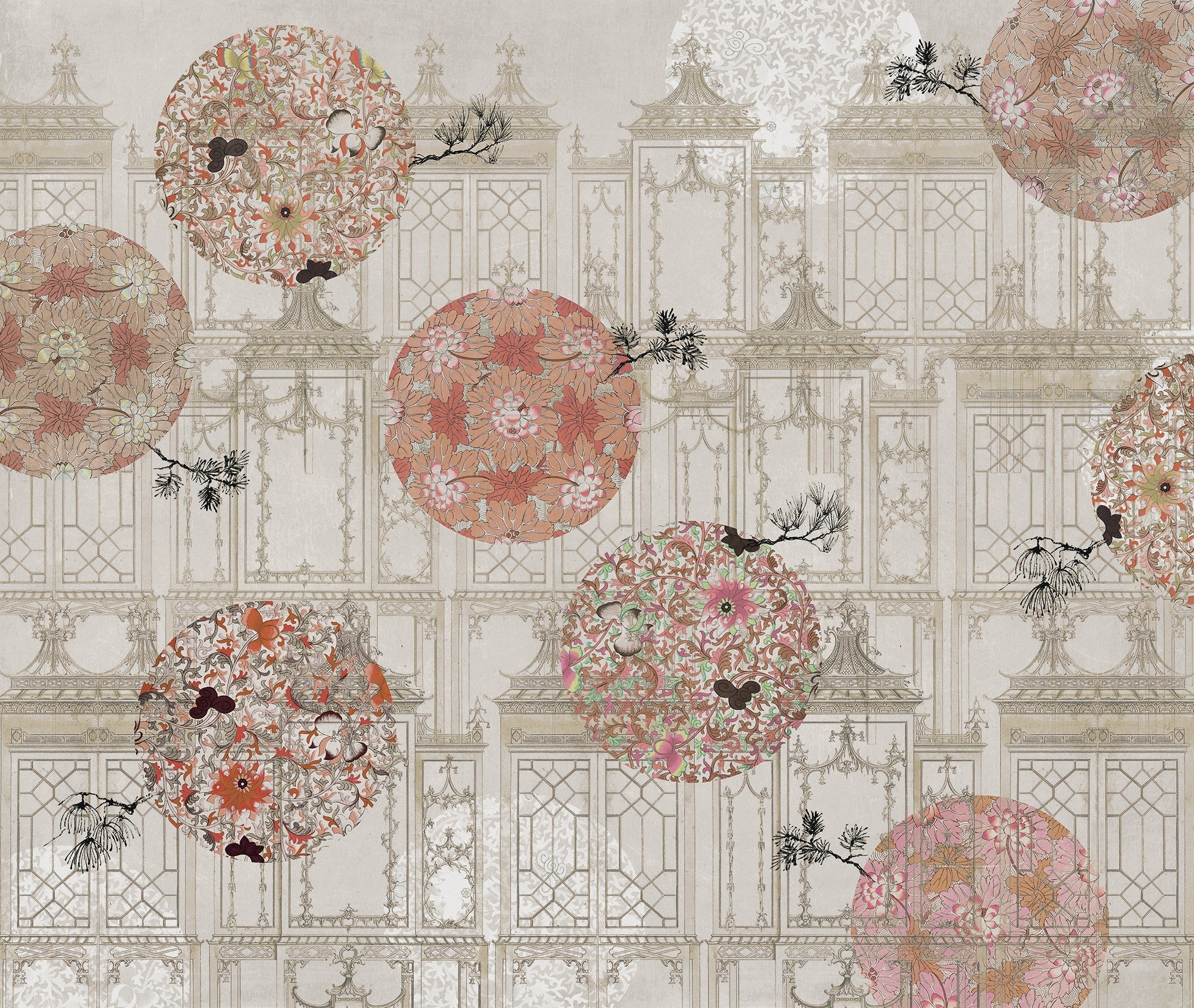 M3037-3 Damasko (M 3037-3) Pentimento Mural by Tres Tintas